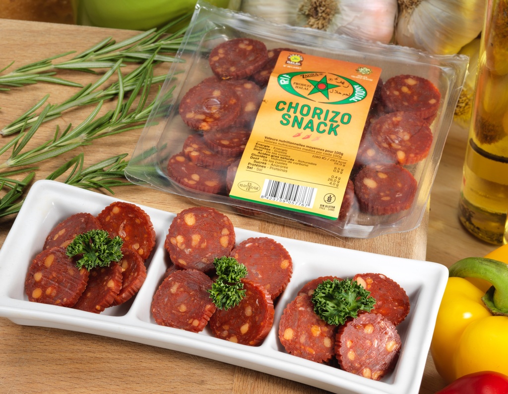 ZAHRA-CHORIZO SNACK 80G HALAL