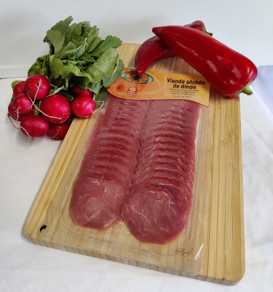 ZAHRA-GEDROOGD KALKOENVLEES 100G HALAL